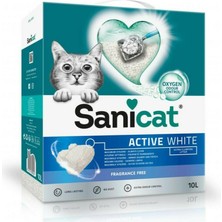 Happy Trend Active White Topaklanan Kedi Kumu (Kokusuz) 10L