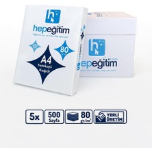 Happy Trend Fotokopi Kağıdı 80GR 1 Koli 5 Paket 2500 Sayfa 1 Koli