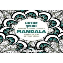 Happy Trend Şehri - Mandala: Desenler - Tezhipler - Şekillerle Mandala;büyükler Için Boyama Kitabı