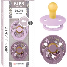 Happy Trend 2'li Paket. Bpa Içermez, Yuvarlak Emzik. Doğal Kauçuk, Danimarka'da Üretilmiştir, 1 Numara (0-6 Ay), Chamomile Lawn Violet Sky