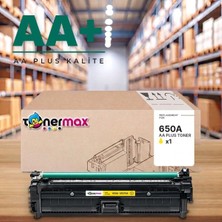 tonermax Hp 650A CE272A Sarı Muadil Toner Aa Plus / Color Laserjet Enterprise CP5525 / M750