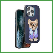 Soi Home Venco iPhone 16 Pro Max Uyumlu Cute Desenli Kapak - Lacivert Soı