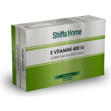 Happy Trend Home E Vitamini 400 Iu 700 Mg – 60 Softjel | Güçlü Antioksidan Koruma | Alfa-Tokoferol Formu | Hücre Sağlığı ve Bağışıklık Desteği