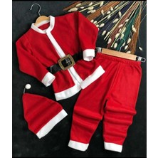 Erkek Bebek 4lü Noel Kostümü