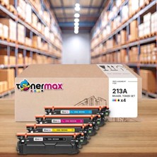 tonermax Hp 213A Cmyk Muadil Toner Seti - Çipli / Color Laserjet Enterprise 5700 / 6700 / Mfp 5800 / 6800 / W2130A / W2131A / W2132A / W2133A