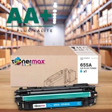 tonermax Hp 655A CF451A Mavi Muadil Toner Aa Plus / Color Laserjet Enterprise M652 / M653 / Mfp M681 / M682
