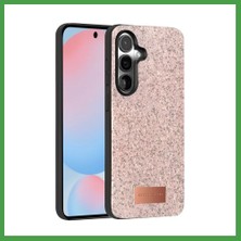 Soi Home Onegif Samsung Galaxy S24 Fe Uyumlu Bright Simli Kapak - Pembe Soı