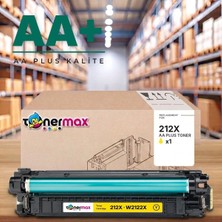 tonermax Hp 212X W2122X Sarı Muadil Toner Aa Plus / Color Laserjet Enterprise M554 / M555 / Mfp M578