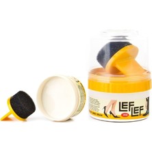 Happy Trend Deri Cilalı Ayakkabı Boyası, Pratik Sünger Aplikatörlü Krem Boya, 50 ml (Naturel)