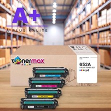 tonermax Hp 652A Cmyk Muadil Toner Seti A Plus / Color Laserjet Enterprise M651 / Flow Mfp M680 / CF320A / CF321A / CF322A / CF323A