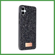 Soi Home Onegif Samsung Galaxy A06 Uyumlu Bright Simli Kapak - Siyah Soı