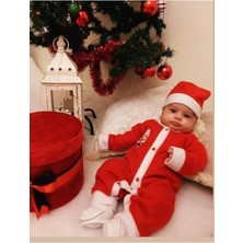 King Shark Christmas Yılbaşı Noel Baba Bebek Kostüm Tulum