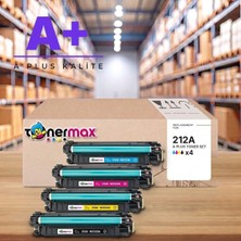 tonermax Hp 212A Cmyk Muadil Toner Seti A Plus / Color Laserjet Enterprise M554 / M555 / Mfp M578 / W2120A / W2121A / W2122A / W2123A