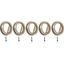 Bahadır Outdoor Delikli Kasnak 0.60 Misina 50 Metre Fırdöndülü Sarılı Hazır Takım 5 Adet Set