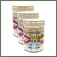 Bezos Fruit Of The Earth Ayak Bakım Kremi Nane Ferahlığı ve Kokusu 3 Adet 50 ml Bezos1
