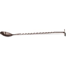 Biradlı Burgulu Bar Kaşık Bakır 27 cm