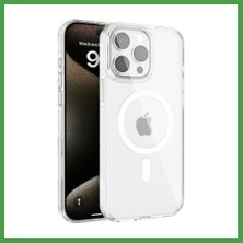 Soi Home Joko iPhone 15 Pro Max Uyumlu Gleam Pc Sert Magsafe Kılıf - Şeffaf Soı