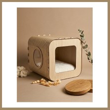 Bezos Özel Tasarım Luna Mdf Kedi Evi 22