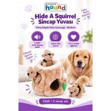 Outward Hound Hide A Squirrel Sincap Yuvası Peluş Köpek Zeka Oyuncağı Medium