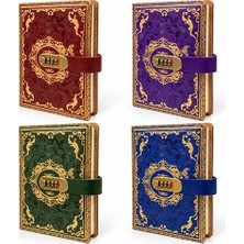 Hace Bazaar Özel Tasarım Şifreli Deri Defter  ALK3953