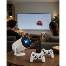 Nemere Kablosuz Mini Projeksiyon Cihazı 2.4g Bağlantı UCZZZHYOYUN300PROJEKSİYON-6