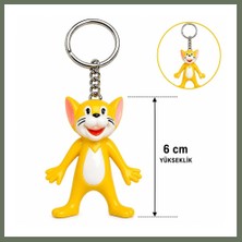 Bezos Sevimli Sarı Kedi Figürlü Anahtarlık 6 cm Bezos1