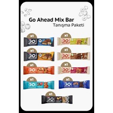 Ülker Go Ahead Karışık Bar Tanışma Paketi - Granola-Protein-Meyve-Kuruyemiş-High Protein Bar Çeşitleri
