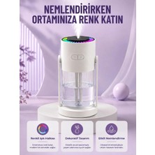 Herşey Trend Sessiz Hava Nemlendirici Renkli Gece Işıklı Otomatik Kapanma Özellikli Nemlendirme Cihazı