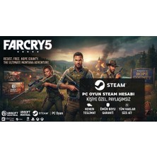 Ubisoft FAR CRY 5 (Pc Oyun) Steam Hesabı Kişiye Özel Paylaşımsız