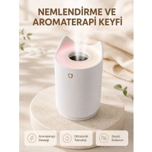 Herşey Trend Aroma Difüzör Hava Nemlendirici Sessiz Çalışma LED Gece Lambası