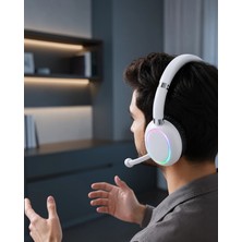 Nemere Kulak Üstü Kablosuz Kulaklık Bluetooth 5.0 Mikrofonlu Rgb Aydınlatmalı