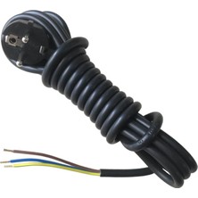 Tr Tek-Iş Topraklı Ttr Cihaz Kablosu – 3x1 Mm², 3 Metre, Siyah, Priz ve Elektrikli Aletler I�