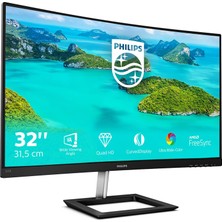 325E1C 31,5 Va 75Hz 4ms Freesync Quad 2k Hdmı+Dp Full Hd LCD Curved Gaming Monitör