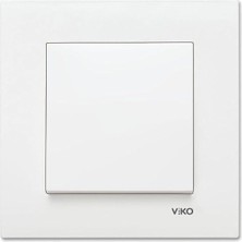 Viko Karre Beyaz Anahtar Çerçeve Dahil 90967001