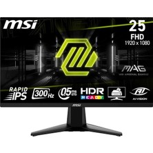 24.5 Mag 255XF, Gaming Monitör, Fhd, 16:9 Flat, Ips, 300HZ, 0.5ms (Gtg), Adaptive-Sync