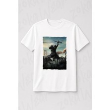 Zoka Wear Dawn Of The Planet Of The Apes - Maymunlar Cehennemi Safak Vakti Baskılı Tişört