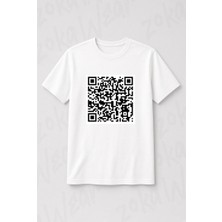 Zoka Wear Qr Code For A Free Pdf Of The Communist Manifesto V2 Baskılı Tişört