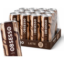 Obsesso Latte Soğuk Kahve 250 ml x 12 Adet