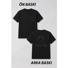 Zoka Wear False Dwight Schrute Dizi The Office Ön ve Sırt Baskılı Tişört