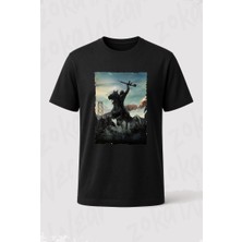 Zoka Wear Dawn Of The Planet Of The Apes - Maymunlar Cehennemi Safak Vakti Baskılı Tişört