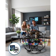 Nemere El Sensörlü Uçan Top Drone LED Işıklı Uczztopdrone-4