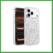 Soi Home Onegif iPhone 17 Pro Max Uyumlu Misk Simli Magsafe Kapak - Desen 1 Soı