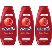Schauma Color Glanz Nar Özlü Renk Koruyucu Şampuan 3X400 ml