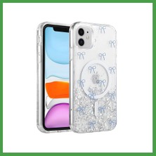 Soi Home Onegif iPhone 11 Uyumlu Misk Simli Magsafe Kapak - Desen 3 Soı