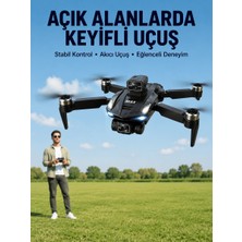 Nemere Katlanabilir Çift Kameralı Drone ile Havadan Fotoğraf ve Video Çekimi