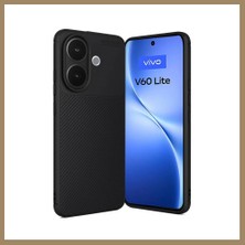 Bezos Vivo V60 Lite Uyumlu Auto Focus Karbon Kapak - Siyah 22