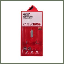 Bezos Karler Bass KR-204 Kablolu Kulaklık - Kırmızı Bezos1