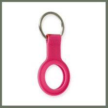 Bezos Airtag Silikon Kılıf - Pembe Bezos1