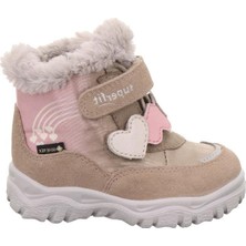 Superfit Superfıt Husky Geniş Kalıp Gore-Tex Kız Çocuk Cırtlı Kürklü Kar Botu 1-006061-3 (26-30)