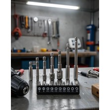 Nemere 16 Parça Metal Gövdeli Çok Amaçlı Bits Seti UCZZZ16LIMATKAPUCUSETİ-8